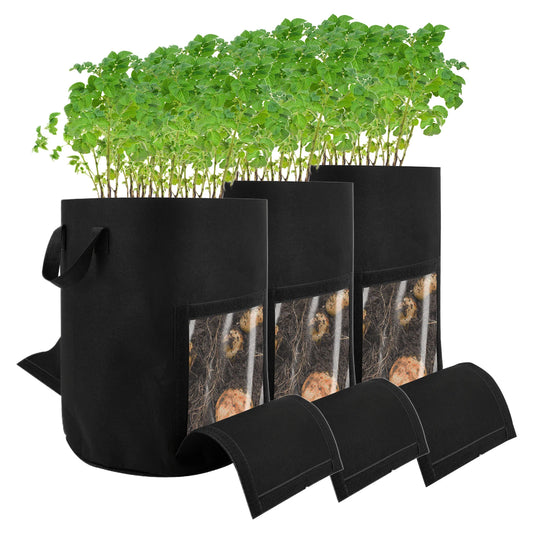 3Pcs 15 Gallon Garden Grow Bags 